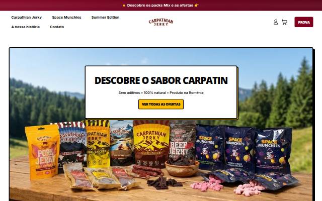 Carpathian Jerky storefront