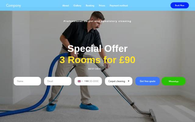 Carpet & Upholstery Cleaning Serivces. storefront