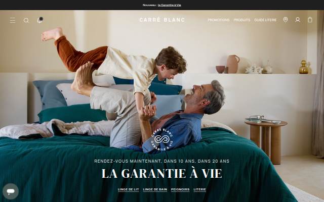 Startseite von Carré Blanc