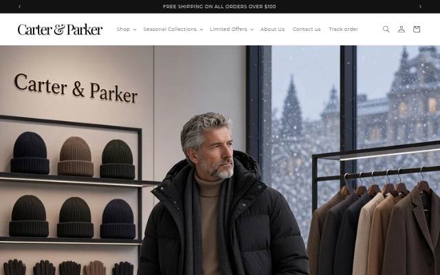 Startseite von Carter &amp; Parker