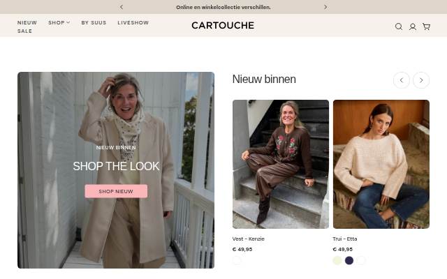 Startseite von Cartouche Fashion