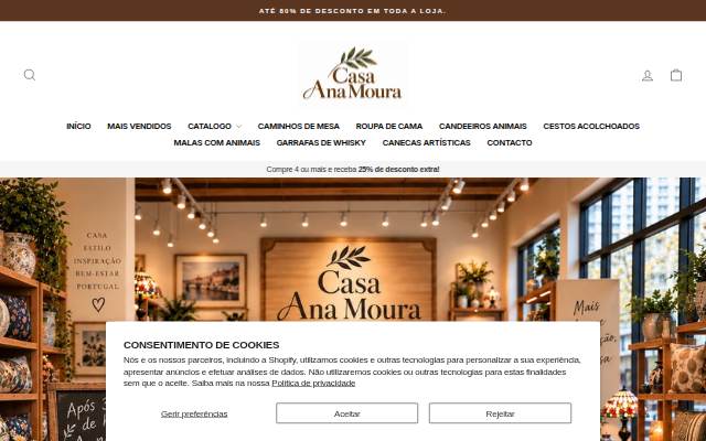 Escaparate de Casa Ana Moura