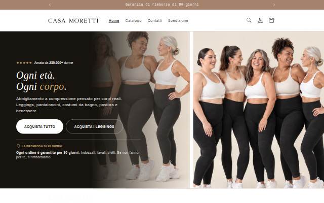 Casa Moretti storefront