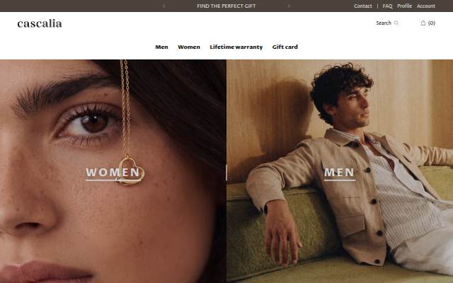 Cascalia storefront
