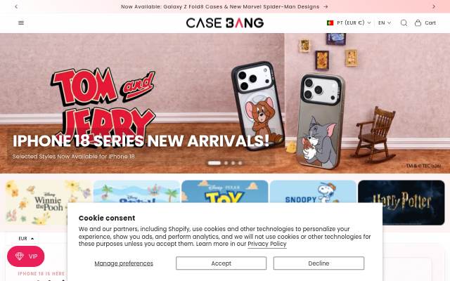 CaseBang storefront