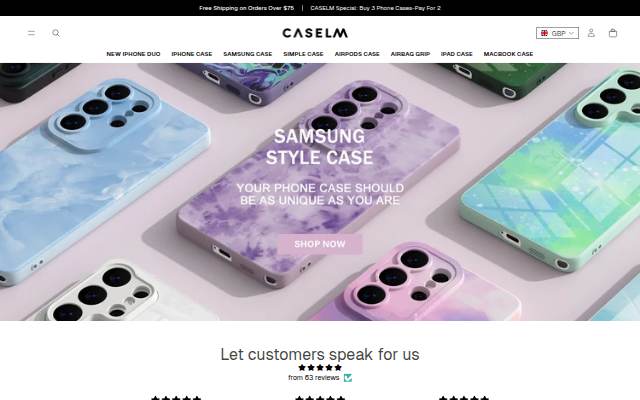 CASELM storefront