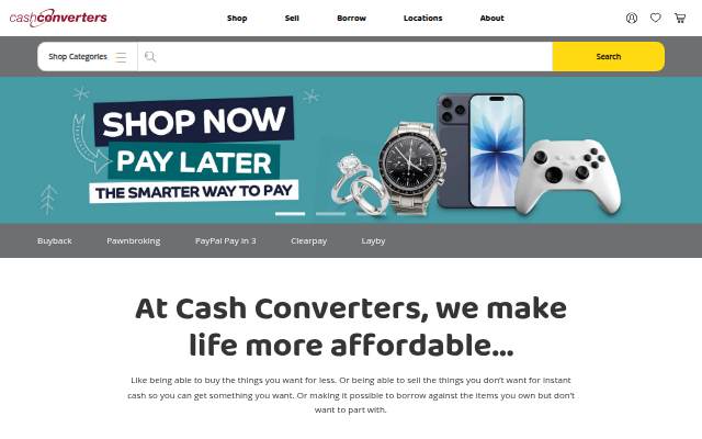 Montra da Cash Converters UK