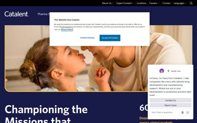 Catalent storefront