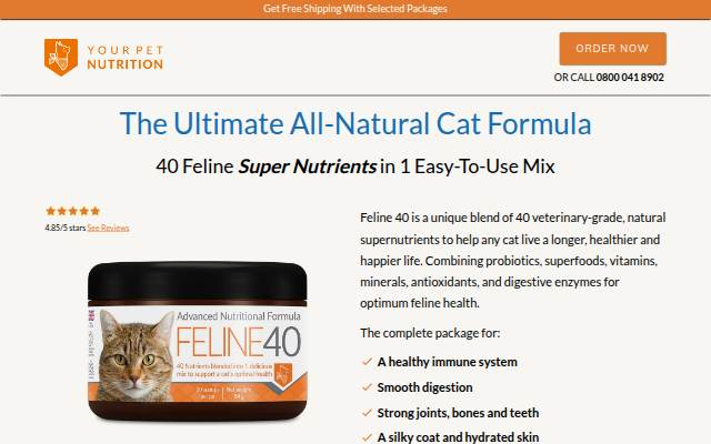 Startseite von Cat Health Breakthrough