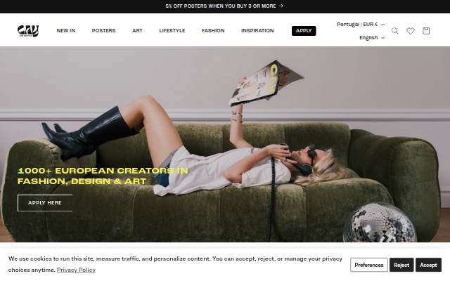 Startseite von Cay Collective