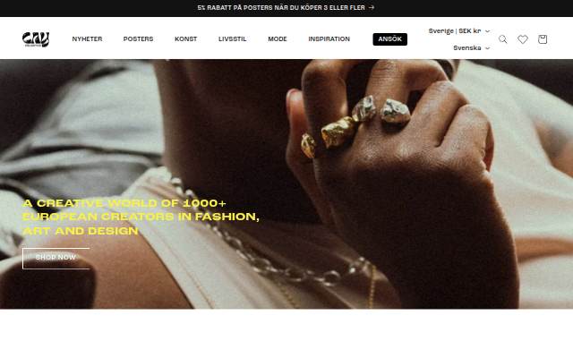 Startseite von Cay Collective