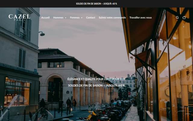 Cazel Paris storefront