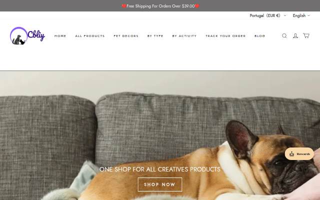 Cbliy storefront