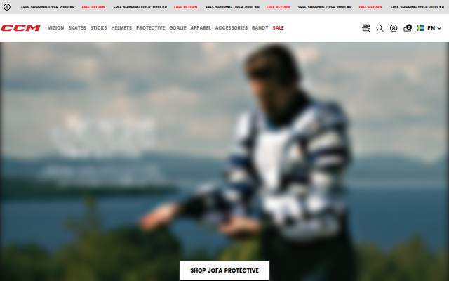 CCM Hockey Europe storefront