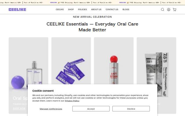 Ceelike storefront