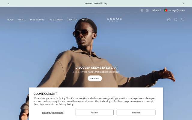 Montra da CEEME EYEWEAR