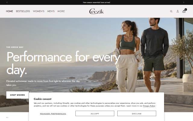 Ceezik storefront