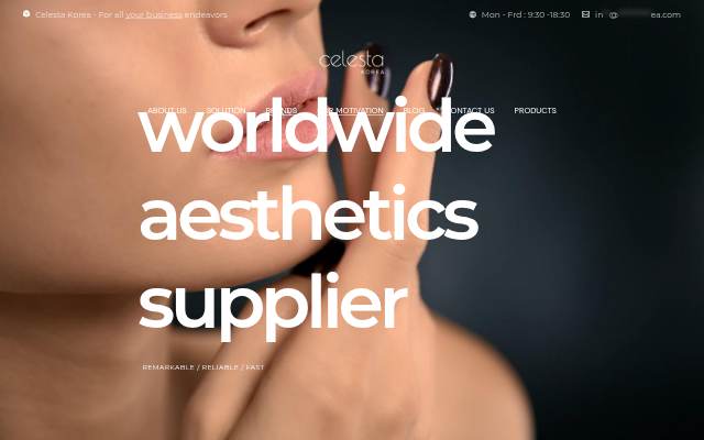 Celesta Korea – Trusted partner for all your aesthetics and anti storefront