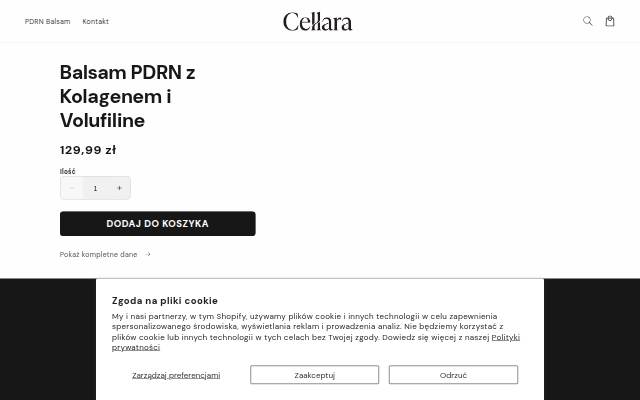 Cellara storefront