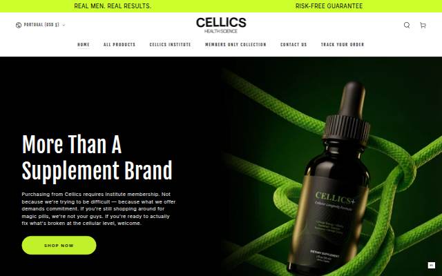Cellics.co storefront
