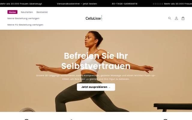 Cellulisse® storefront