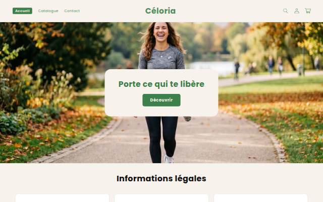Céloria storefront