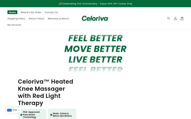 Celoriva storefront