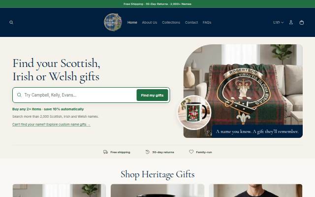 Montra da Celtic Ancestry Gifts