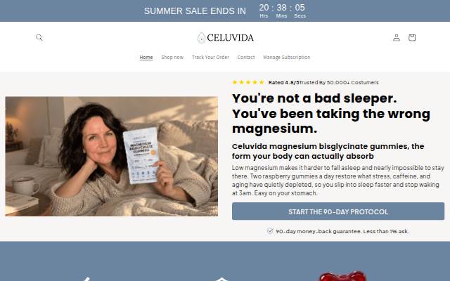 Celuvida storefront