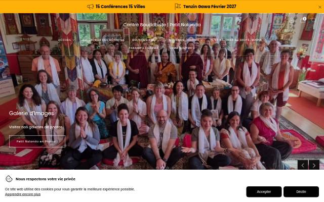Montra da Centre Bouddhiste | Petit Nalanda