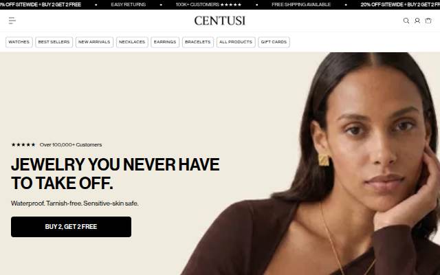 Centusi storefront