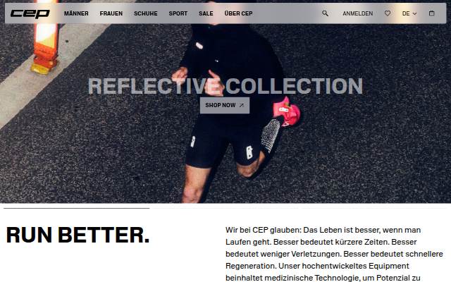 CEP Sportswear storefront