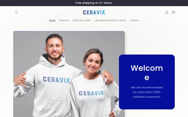 Ceravix UK storefront