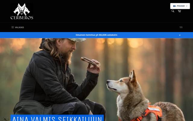 Cerberos Finland storefront