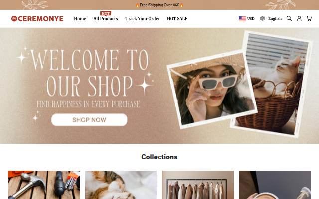 Ceremonye storefront