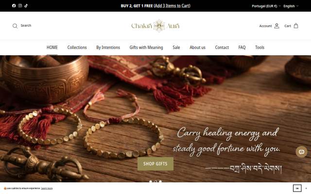 Chakra &amp; Aura storefront