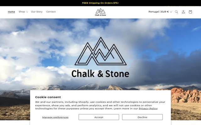 Chalk &amp; Stone storefront
