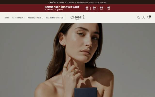 Chanté Paris storefront