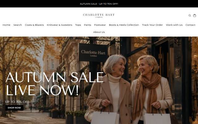 Charlotte Hart London storefront