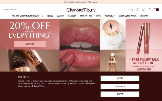 Montra da Charlotte Tilbury