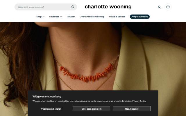 Montra da Charlotte Wooning