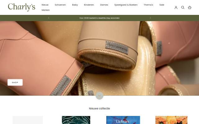 Charly's storefront