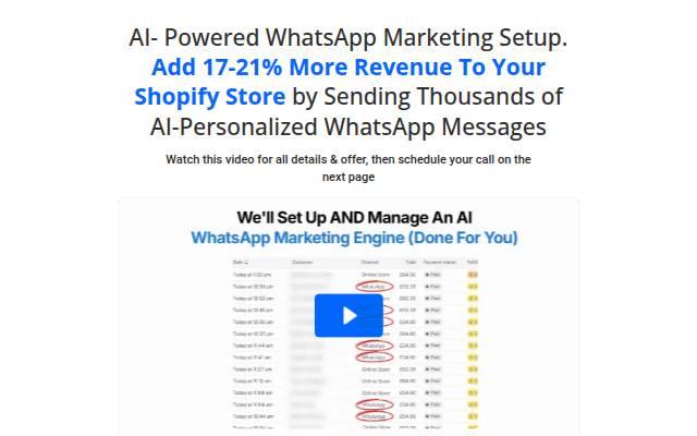 The Best WhatsApp &amp; SMS Marketing Agency for Ecommerce storefront