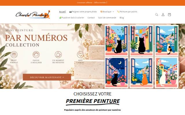 Montra da Cheerful painting® (FR)