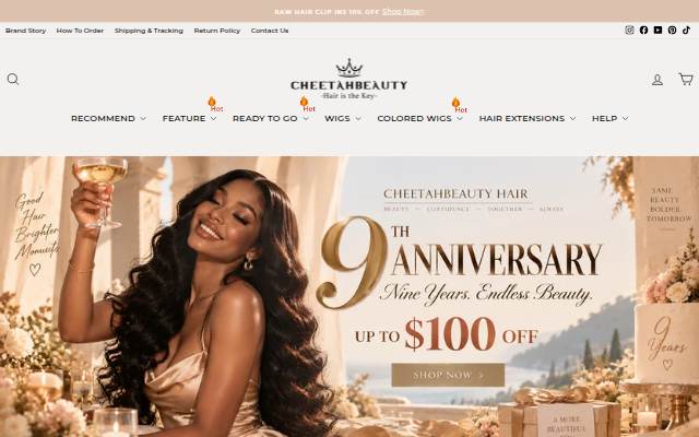 CheetahBeauty Hair storefront