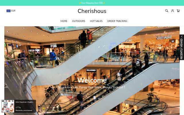 Cherishous storefront