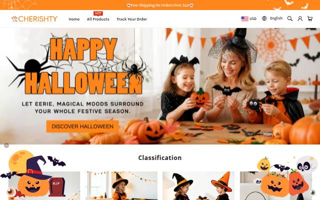 CHERISHTY storefront