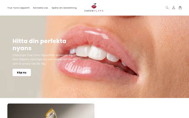 Cherrylips Sverige storefront