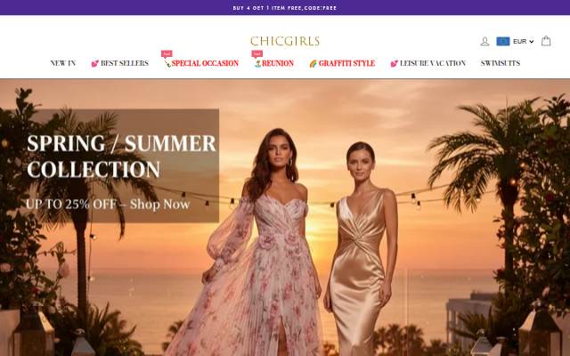 ChicGirlsBoutique storefront