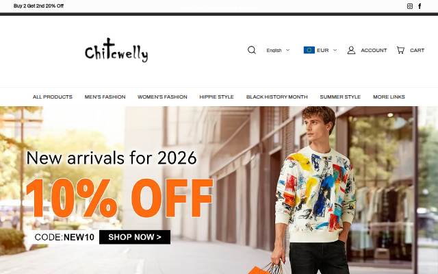 chicwelly.com storefront